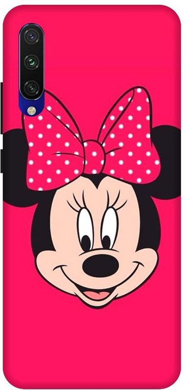 SSMORYA Back Cover for Redmi Mi A3 Pink Cute Mickey Printed Back Cover  (Multicolor, Waterproof, Pack of: 1)