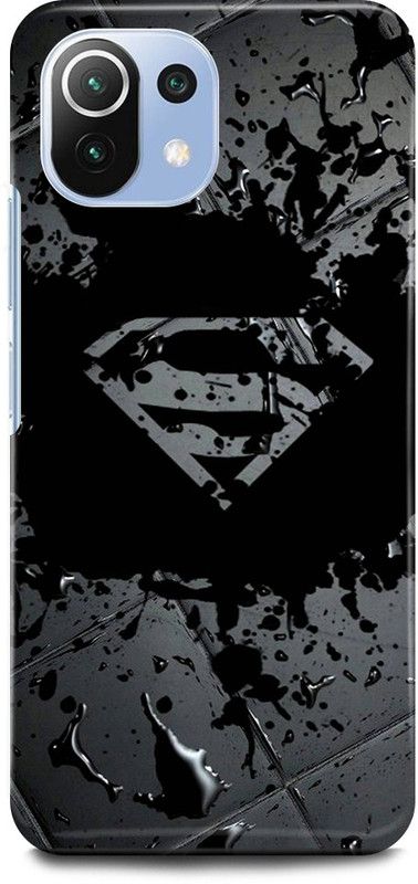 JUGGA Back Cover for Xiaomi 11Lite NE, SUPERMAN, DC, LEGENDS, LOGO, SIGN  (Black, Hard Case, Pack of: 1)