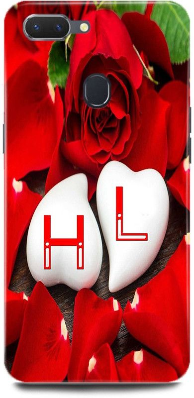 MP ARIES MOBILE COVER Back Cover for Realme U1/RMX1831,H Loves L Name,H Name, L Letter, Alphabet,H Love L NAME  (Multicolor, Hard Case, Pack of: 1)
