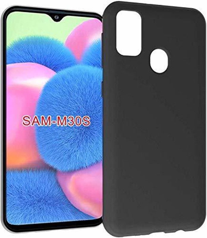 S-Hardline Back Cover for Samsung Galaxy M30s  (Black, Flexible, Pack of: 1)
