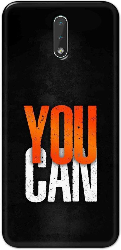 NDCOM Back Cover for Nokia 2.3 You Can Printed  (Multicolor, Hard Case, Pack of: 1)