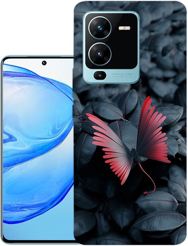 kridha Back Cover for Vivo V25 Pro back cover | Vivo V2158 back cover | Vivo V25 Pro / Vivo V2158 | Design_132  (Multicolor, Flexible, Silicon, Pack of: 1)