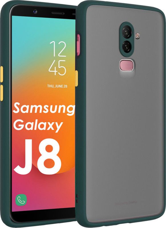 Instyle Back Cover for Samsung Galaxy J8  (Green, Grip Case, Pack of: 1)