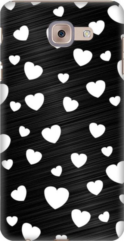 COBIERTAS Back Cover for Samsung Galaxy On Max  (Black, White)