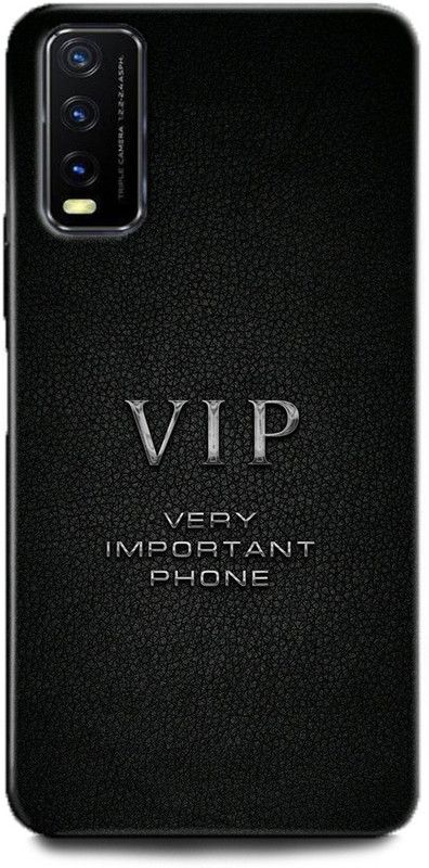 INDICRAFT Back Cover for Vivo Y12G, V2068 VIP, VIP PHONE, CROWN, QUOTES, BLACK  (Multicolor, Dual Protection, Pack of: 1)