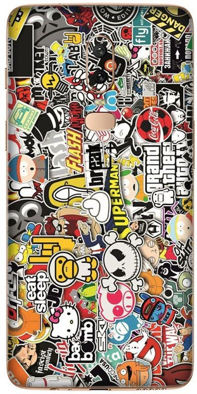 Yuckquee OnePlus 6 Mobile Skin  (Multicolor)