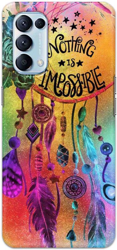 NDCOM Back Cover for OPPO Reno5 Pro Dream Catcher Colorful Printed  (Multicolor, Hard Case, Pack of: 1)