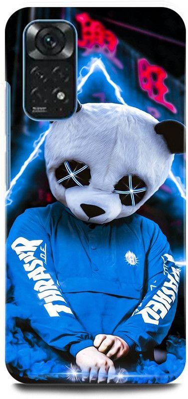 play fast Back Cover for POCO M4 Pro PANDA, NEON, TRAP, BOY, TEDDY  (Blue, Hard Case, Pack of: 1)