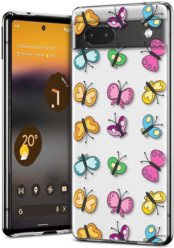 Fashionury Back Cover for Google Pixel 6a  (Multicolor, Grip Case, Silicon, Pack of: 1)