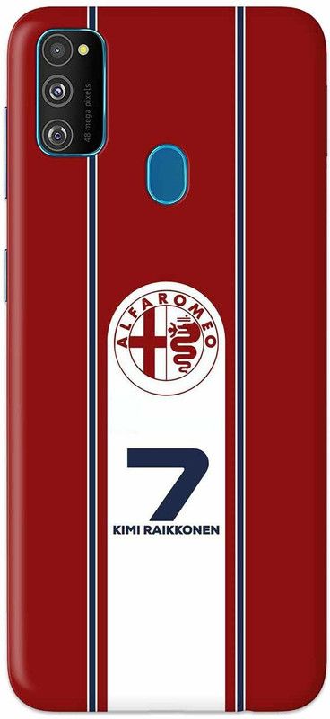 CoDecor Back Cover for Samsung M30-S  (Red, Hard Case)