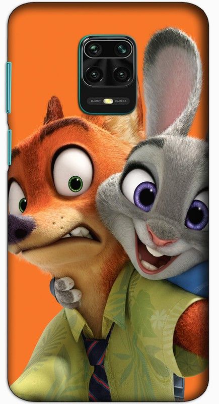 artocus Back Cover for POCO M2 Pro, POCO M2 Pro Squirrels Printed Back Cover  (Multicolor, Hard Case, Pack of: 1)