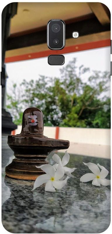 FRONK Back Cover for Samsung Galaxy A6 PLUS, SHIVLING, MAHADEV, MAHAKAL, SHIV, JI  (Grey, Hard Case, Pack of: 1)