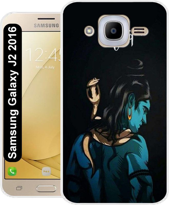 Cooltrend Back Cover for Samsung Galaxy J2 - 2016  (Black, Blue, Flexible, Silicon, Pack of: 1)
