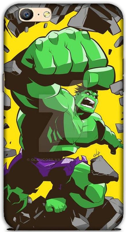 CROKIAN Back Cover for Oppo A57 Hulk Back Cover  (Green, Hard Case, Pack of: 1)