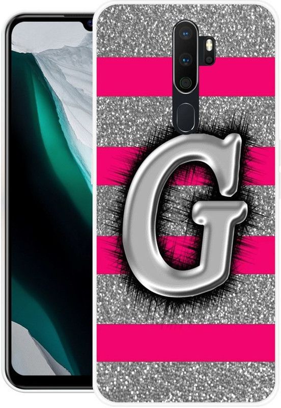 JAYFOX Back Cover for Oppo A5 2020  (Pink, Grey, Silicon)