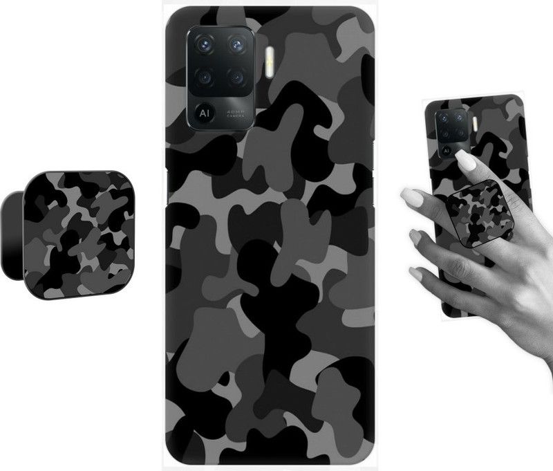 COBIERTAS Back Cover for Oppo F19 PRO  (Multicolor, Cases with Holder)