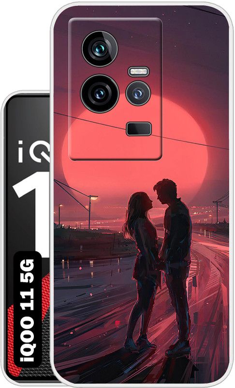 Flipkart SmartBuy Back Cover for iQOO 11 5G  (Multicolor, Silicon, Pack of: 1)