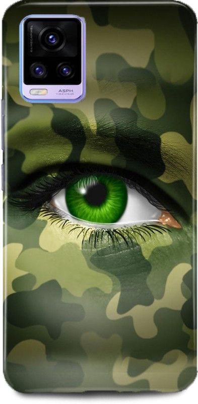 Ignite Back Cover for ViVO V21, V2050, INDIAN ARMY SOLDIER ARMY UNIFORM MILITARY COMO COMOFLAGE DRESS CODE  (Multicolor, Hard Case, Pack of: 1)