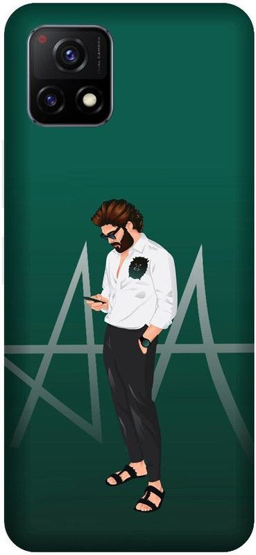 Vinsmoke Back Cover for Vivo Y72 5G Allu Arjun, Allu Arjun Cover, Pushpa  (Multicolor, Shock Proof, Pack of: 1)