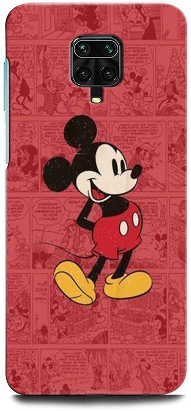 ORBIQE Back Cover for POCO M2 Pro MICKEY MOUSE, DISNEY, CARTOON, CLUBHOUSE, MINNIE MOUSE  (Multicolor, Shock Proof, Pack of: 1)