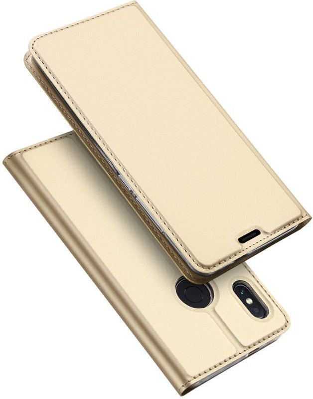 Kapa Flip Cover for Mi Redmi Note 5 Pro  (Gold, Pack of: 0)