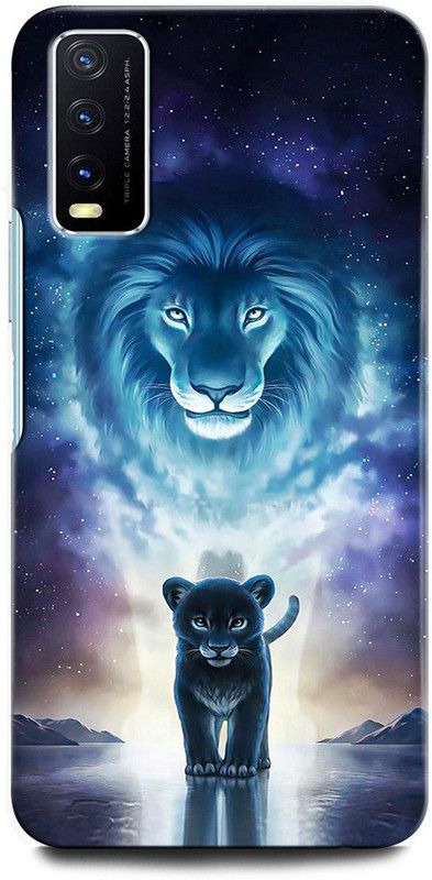 GRAFIQE Back Cover for Vivo Y20G V2037 LION, TIGER, KING, TIGER LOGO  (Multicolor, Shock Proof, Pack of: 1)