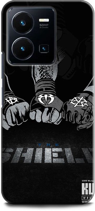 WallCraft Back Cover for Vivo Y35, V2205 ROMEN REIGNS, DEAN AMBROSE, SETH ROLLINS, SHIELD  (Multicolor, Dual Protection, Pack of: 1)