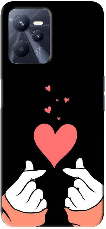 NDCOM Back Cover for Realme C35 Love Expressing Printed  (Multicolor, Hard Case, Pack of: 1)