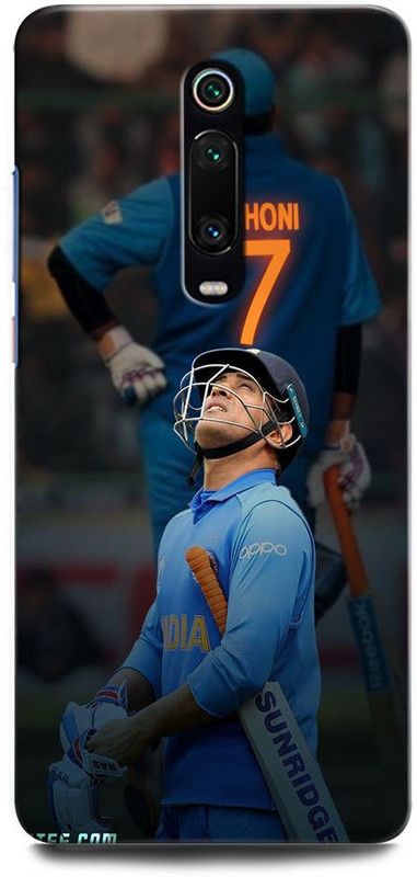 INTELLIZE Back Cover for Redmi K20 Pro MZB7750IN MS DHONI 7, MAHENDRA SINGH DHONI, DHONI, CRICKET, JERSEY  (Multicolor, Hard Case, Pack of: 1)