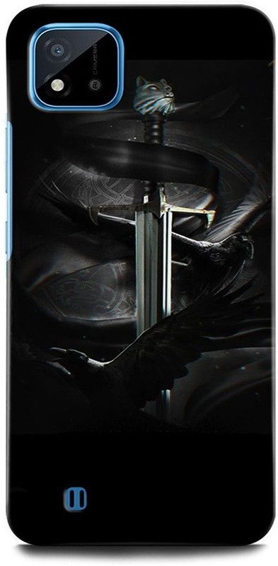 ORBIQE Back Cover for Realme C11 2021 RMX3231 GAMEOFTHRONES, STARK, WINTER, SWORD, KIT, LOGO  (Multicolor, Hard Case, Pack of: 1)