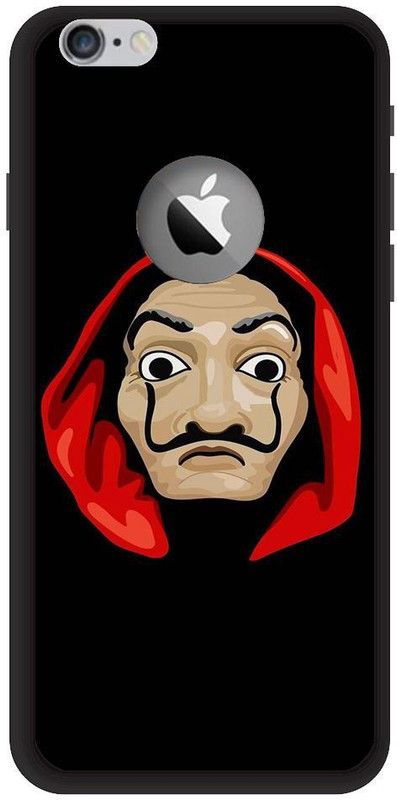BYXIS Back Cover for iphone 7 cut Money Heist, Money heist logo, Money heist mask  (Multicolor, Shock Proof, Pack of: 1)