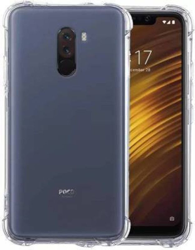 vmt stock Back Cover for POCO F1 (Transparent)  (Multicolor, Dual Protection, Pack of: 1)