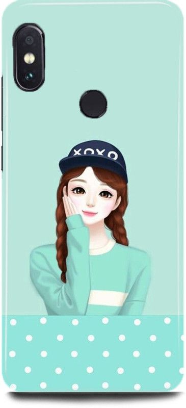 MP ARIES MOBILE COVER Back Cover for Mi A2  (Blue, Hard Case)