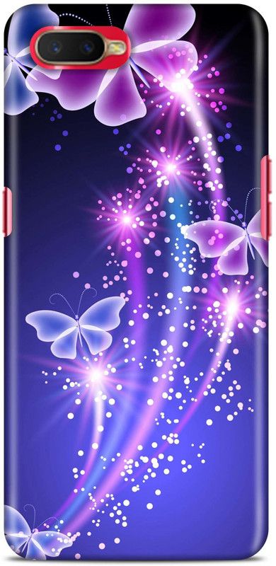 Sankee Back Cover for Oppo K1  (Purple, Hard Case)