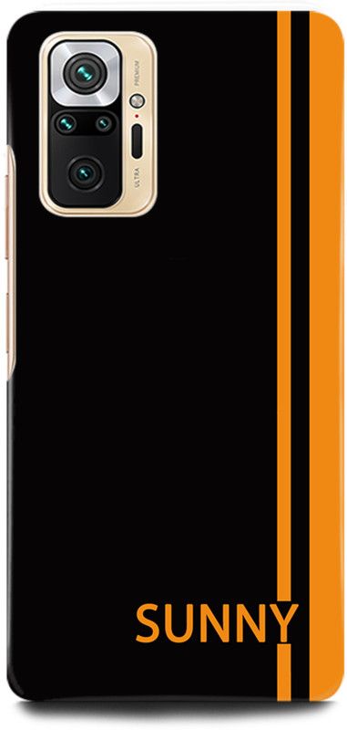GRAFIQE Back Cover for REDMI Note 10S SUNNY, SUNNY NAME  (Multicolor, Shock Proof, Pack of: 1)