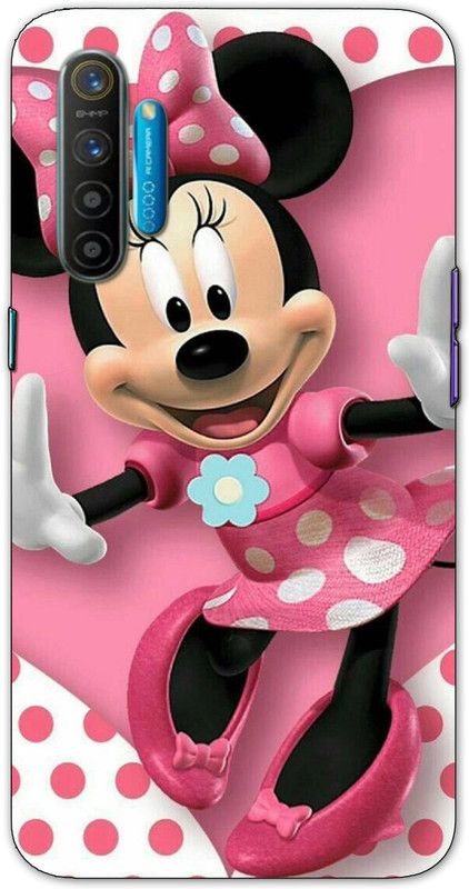 iprinto Back Cover for Realme XT, Realme X2 Micky Mouse Back Cover  (Pink, Hard Case)