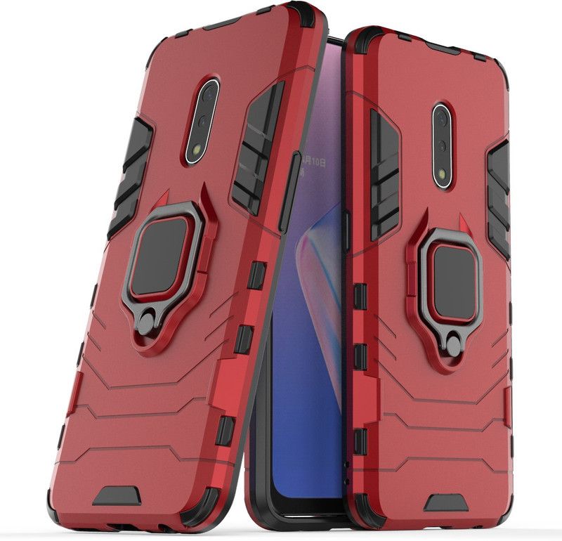 Power Back Cover for Realme X, OPPO K3  (Red, Shock Proof, Pack of: 1)