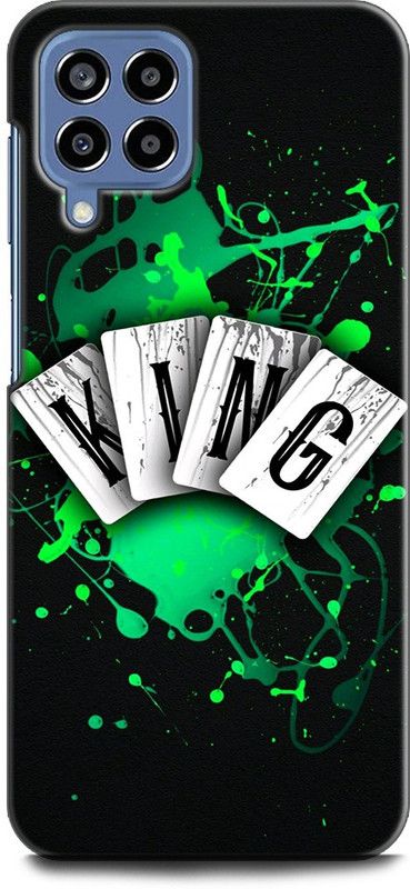 WallCraft Back Cover for SAMSUNG Galaxy M53 5G KING, CARD, SPLATTER, QUOTES, PAINT  (Multicolor, Dual Protection, Pack of: 1)
