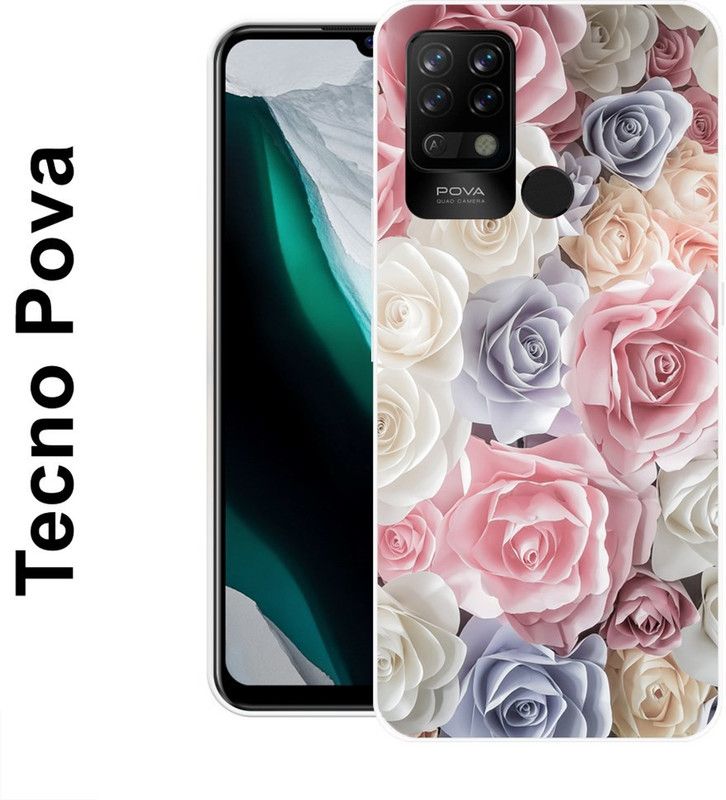 redfly Back Cover for Tecno Pova  (Multicolor, Silicon)