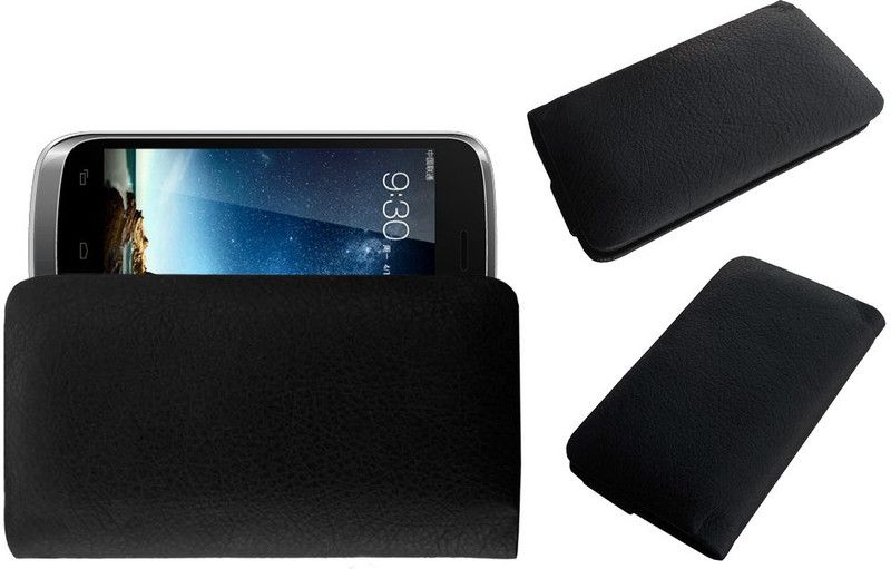 ACM Pouch for Lava Iris 401e  (Black, Cases with Holder, Pack of: 1)