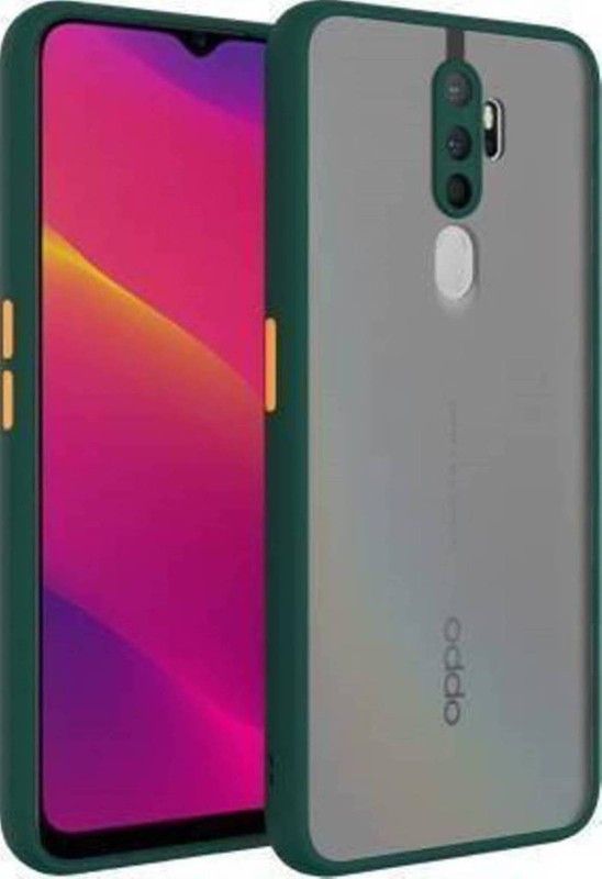 CHATURVEDH Back Cover for Oppo A5 2020  (Green, Dual Protection, Pack of: 1)