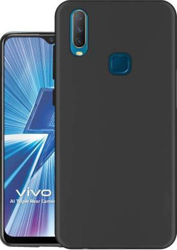 EASYBIZZ Back Cover for Vivo Y15  (Black, Pack of: 1)