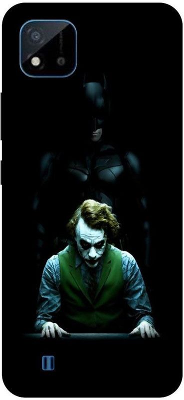 Bluvver Back Cover for Realme C20,RMX3061, Printed Batman Supehero Back Cover  (Multicolor, Hard Case, Pack of: 1)