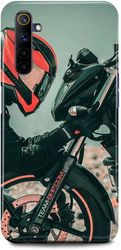 JUGGA Back Cover for Realme 6 Pro, RMX2061, RIDER, BOY, BIKE, KTM, DUKE  (Black, Hard Case, Pack of: 1)