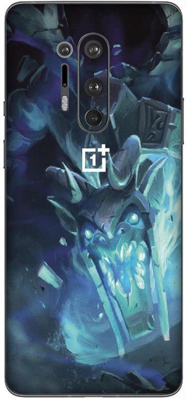 Yuckquee Compatible with OnePlus 8 Pro Mobile Skin/Wrap/Sticker for Back & Sides & camera, Protective, Stratchless, Matte. D-56 Mobile Skin  (Abstract)