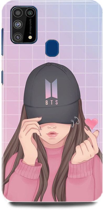 MP ARIES MOBILE COVER Back Cover for SAMSUNG Galaxy F41, bts army bts girl cute girl  (Multicolor, Hard Case, Pack of: 1)