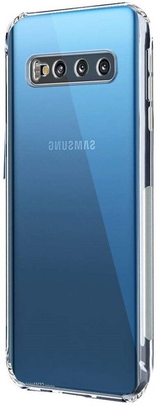 Phone Care Pouch for Samsung Galaxy S10  (Transparent, White, Grip Case, Pack of: 1)