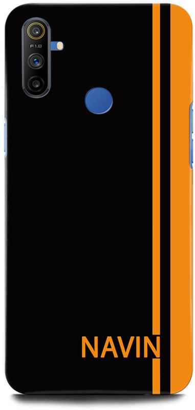 GRAFIQE Back Cover for Realme Narzo 20A RMX2050 NAVIN, NAVIN NAME  (Multicolor, Shock Proof)