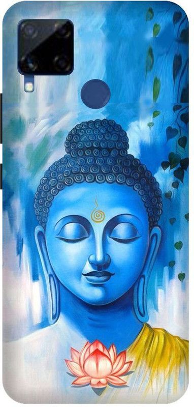 SSMORYA Back Cover for Realme C15, God Buddha Multicolour Printed Back Cover  (Multicolor, Hard Case, Pack of: 1)