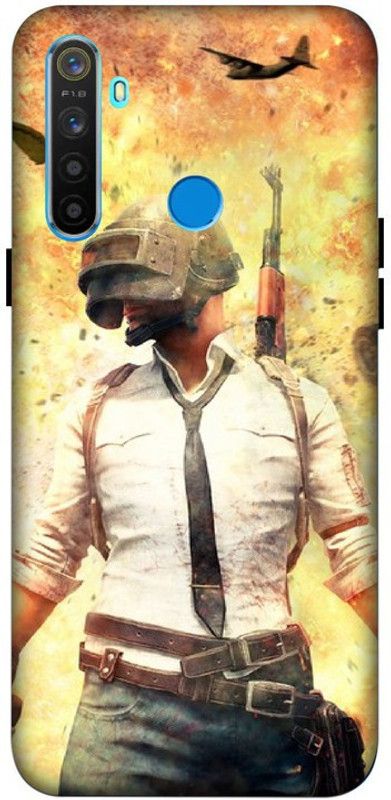 LUCKY MOBI.COM Back Cover for REALME 5 ( pubg wallpaper) PRINTED BACK COVER  (Multicolor, Waterproof, Pack of: 1)